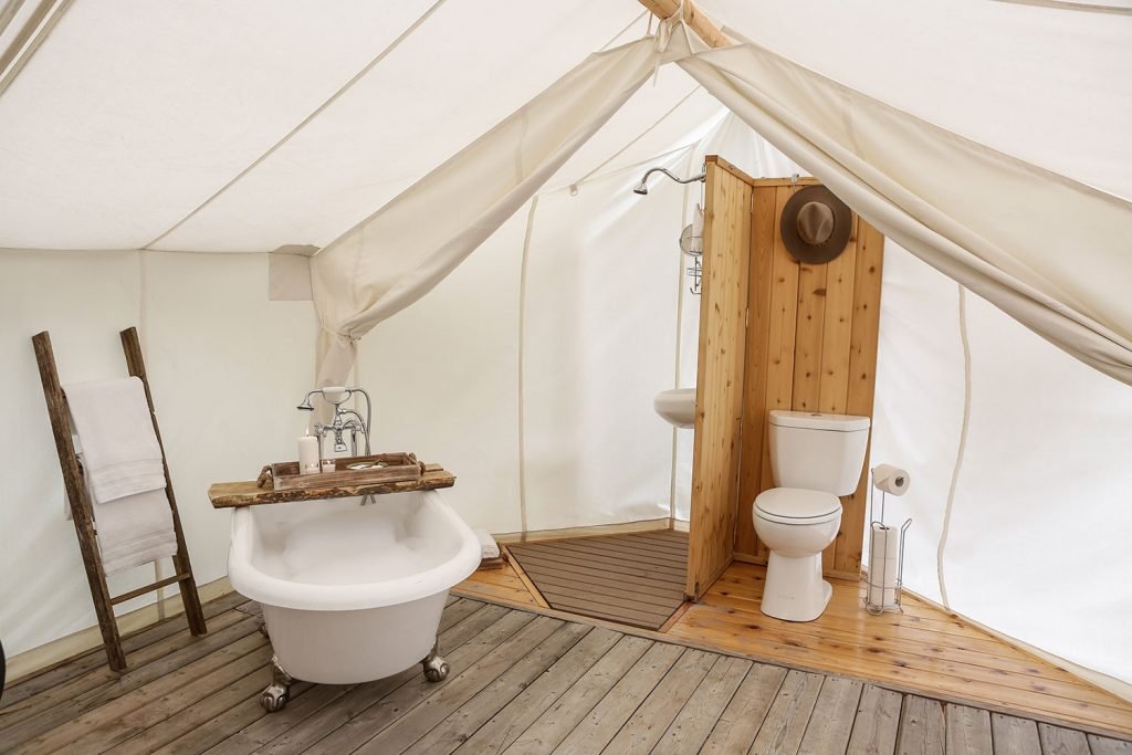 camping bathroom